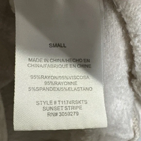 Thread & Supply That Cozy Life Long Sleeve Shirt Size Small Striped Crew Neck - Picture 4 of 7